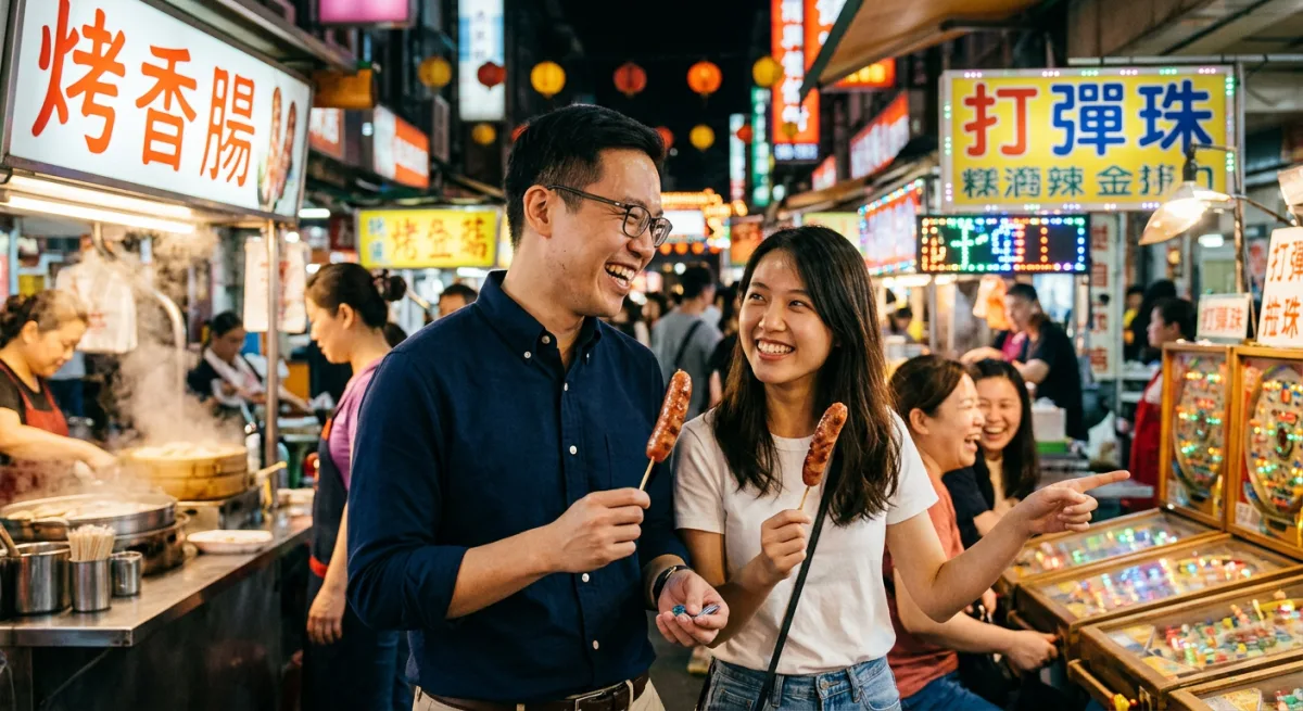 城市夜景與情感陪伴意象
